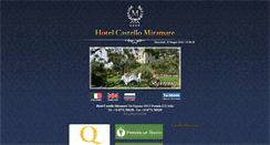 Desktop Screenshot of hotelcastellomiramare.it
